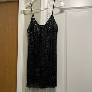 Victoria Secret Black sequins Black Lacie size M